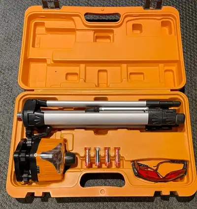 Johnson Laser Level, With stand and case.