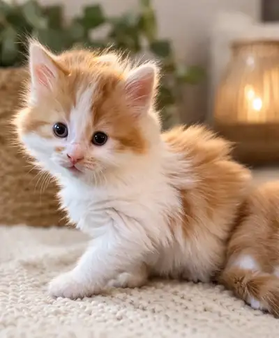 Ready to GO!!  Large Turkish Van / Maine Coon Longhaired Kittens, View more