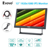 13'' Eyoyo IPS Portable    /   Mountable Monitor - NEW