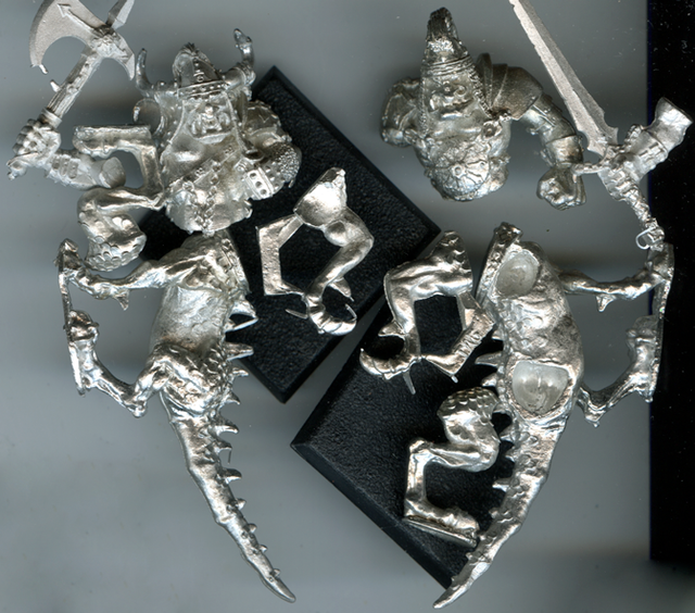 83-38 Chaos Dragon Ogres (6) Metal -  Warhammer  Old World 40K