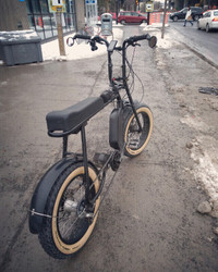 Super 73 Style Electric Fat Bike - Powerful 750 watt, 17.5Ah