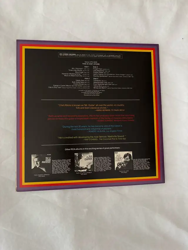 Chet Atkins Vinyl Record in CDs, DVDs & Blu-ray in City of Toronto - Image 3