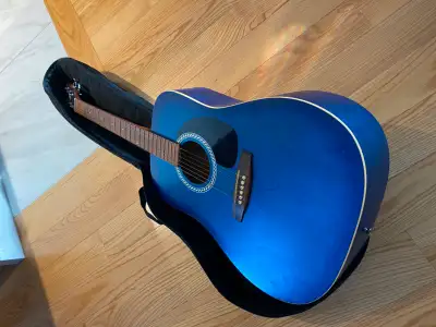 Excellent acoustic guitar and carry bag, View more