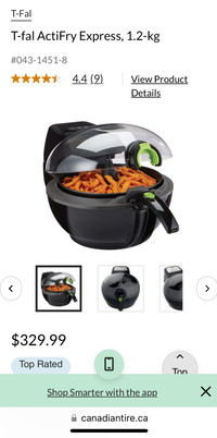 T-Fal Actifry Express Air Fryer - Used 1 Time