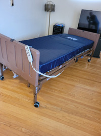 Electric Hospital Bed and Mattress