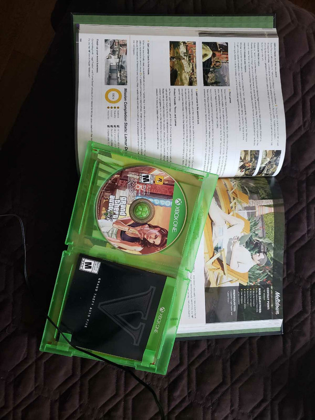 GTAV Xbox One game & guide in XBOX One in Kawartha Lakes - Image 3