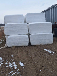 Wrapped hay