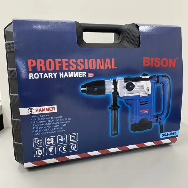 BISON SDS MAX Rotary Hammer Drill concrete breaker Heavy Duty in Power Tools in Mississauga / Peel Region - Image 5