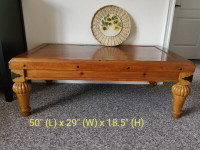 Sturdy Genuine Wood Cofee/Tea Table Set