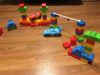 Lightning McQueen Mega Bloks Set - with picture here for set up