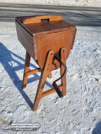 Antique Wooden Butter Churn, View more