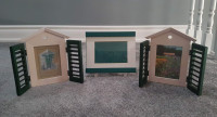 Photo Frames 3-Piece Set (2 Shutter, 1 Easel) -Take all for $10