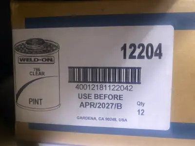 case of weld -on 795 clear pints, View more