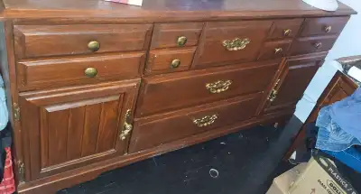 Solid large dresser