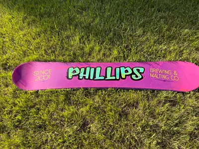 Decorative Phillips Brewing & Malting Co Snowboard Sign, View more