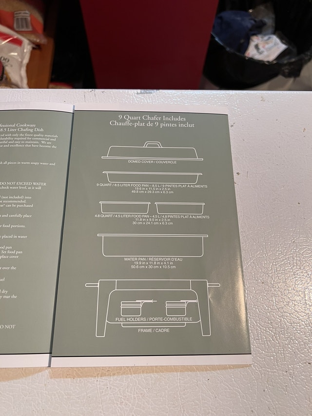 Used Kirkland signature 9 quart Chafing dish Other Gatineau Kijiji