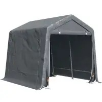 9.2' x 7.9' Garden Storage Tent, Heavy Duty Bike Shed, Patio Sto