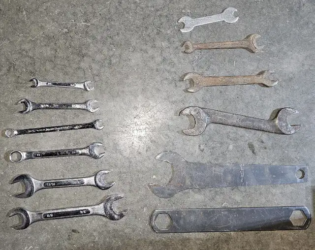 LIKE NEW TOOLS-WRENCHES COMBINATION OPEN & CLOSED RATCHET FLEX in Hand Tools in Calgary - Image 6