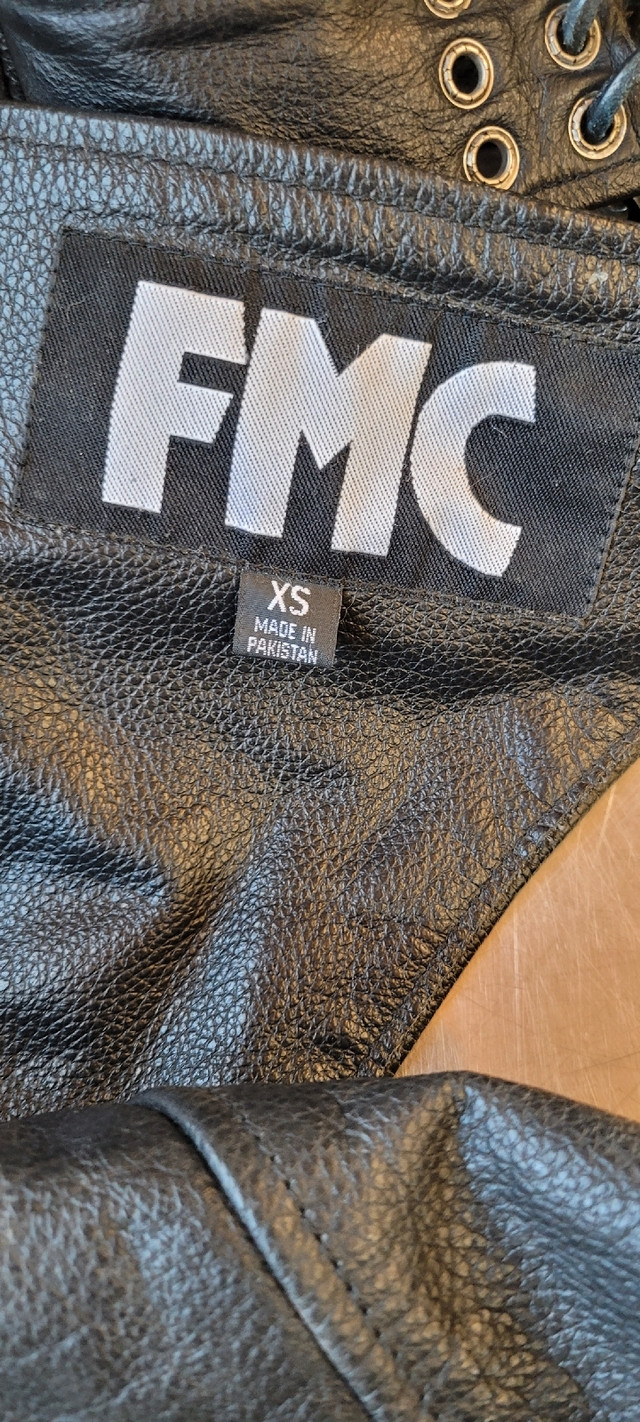 FMC leather chaps XS $30. in Other in Calgary