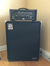 Ampeg Heritage 4x10 et Traynor YBA100