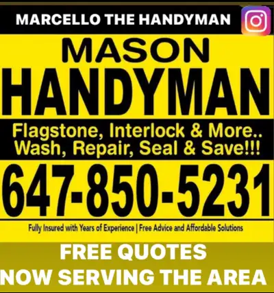 Mason Handyman Available, View more