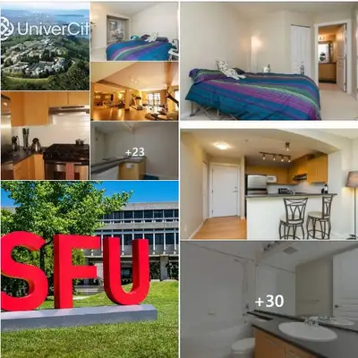 Available from Sep. 1st: On SFU Burnaby Campus (For 1 Female Only): A nice independent fully-furnish...