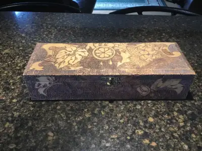 # 720 Flemish Pyrogrophy Glove Box, View more