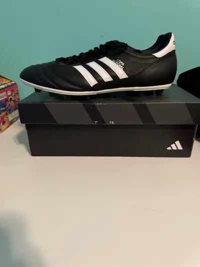 Good price never worn before size 13 Copa Mundials made by adidas. Willing to negotiate for reasonab...