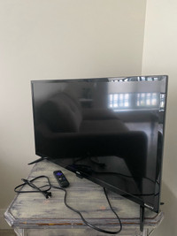 32” HD Smart TV with remote 