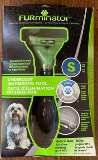 NEW FURminator Undercoat Deshedding Tool - Small Dogs Long Hair
