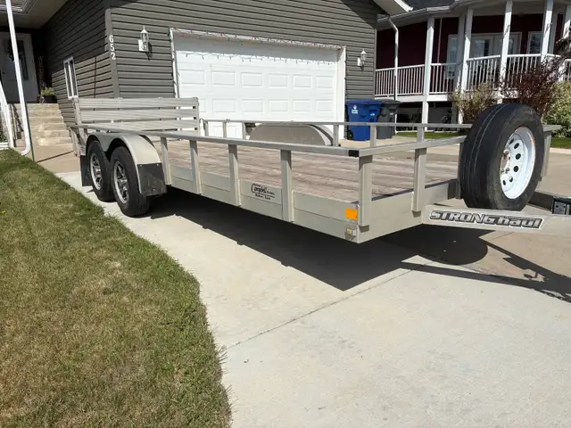 2019 aluminum Stronghaul trailer in Cargo & Utility Trailers in Prince Albert - Image 9