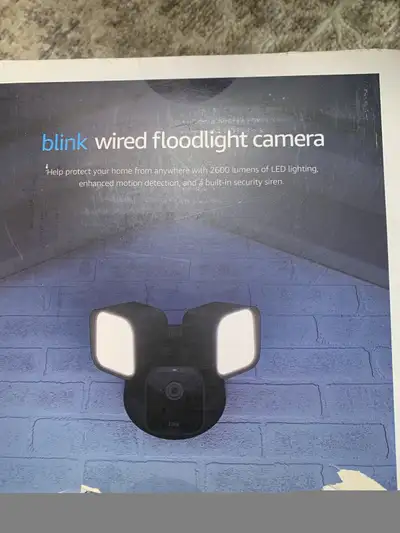 $40 Blink wired floodlight cameras, View more