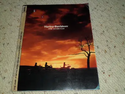 1998 Harley-Davidson Motorcycle Catalogue Brochure Booklet postc, View more