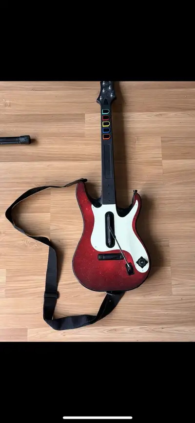 Guitar Hero Band Hero 5 Wireless Guitar PS2 PS3 No Dongle, View more