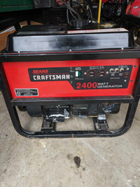 Craftsman 2400 watt generator