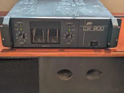 Heavy duty 400 Watt/ch 4 Ohm stereo amplifier in excellent condition. Can be bridged mono as well. W...