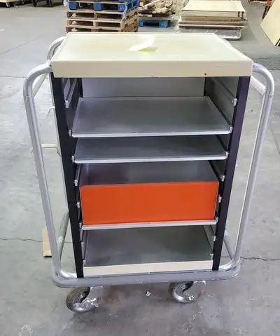 Rolling Cart with Pull Out Shelves, View more