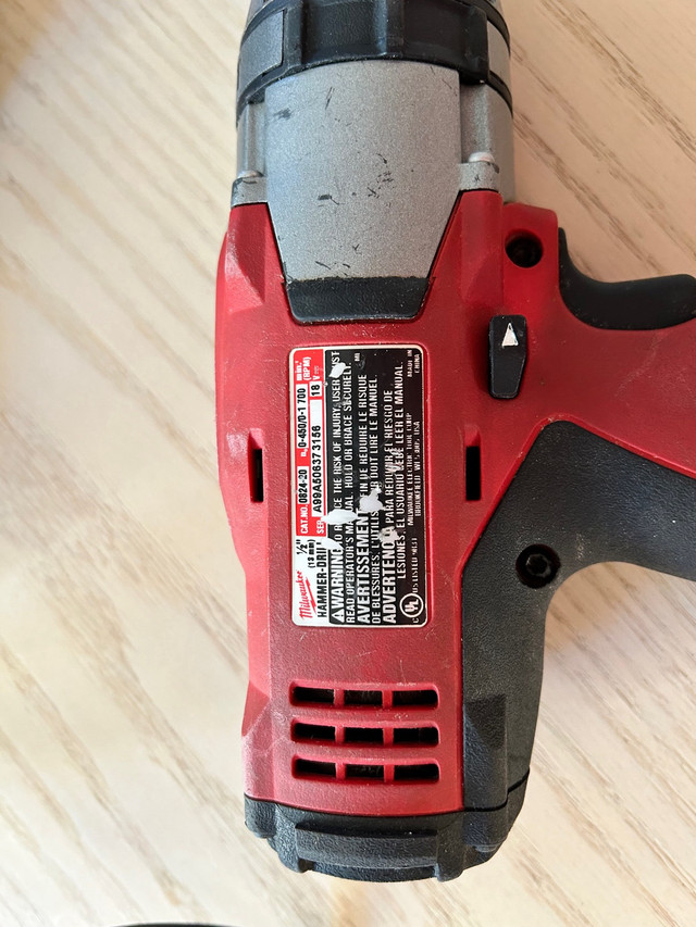 Milwaukee 1/2” 18 volt hammer drill in Power Tools in Hamilton - Image 4