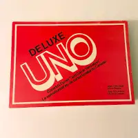 Vintage 80s Uno Deluxe Card Game Canada Games Company
