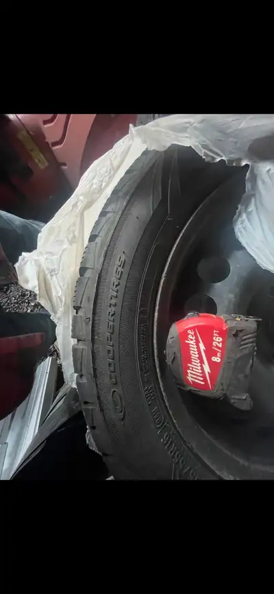 4 winter tires on rims Cooper evolution 205/55/16 Rims are 5x110 with stamped 6.5JX16H2 S39 From goo...
