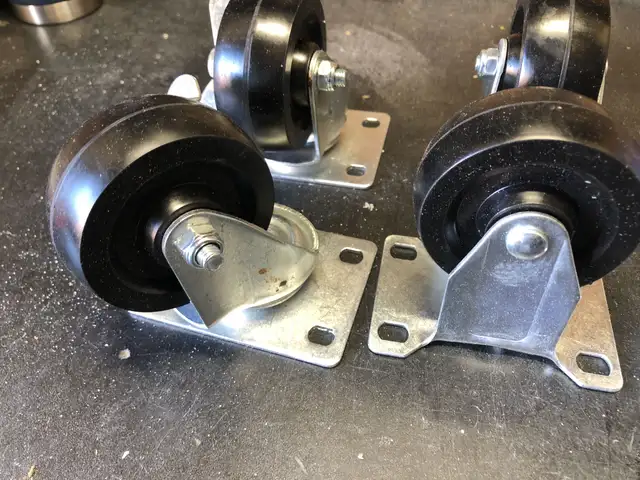 FOR SALE 3” rolling cart wheels in Other in Barrie - Image 3
