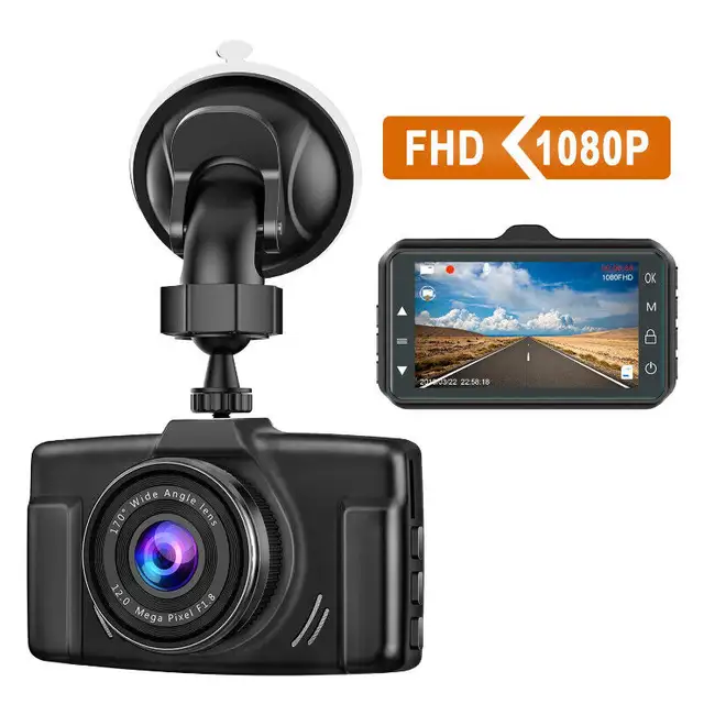 HD 1080P Dash Cam Night Vision, Parking Monitor & Memory Card628632602526741224