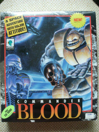 PC Game: COMMANDER BLOOD. 1994. New and Factory Sealed.