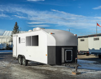 8’x 26’ Wheeled Office Trailer with toilet for Rent