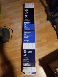 GE 48" T8 LED Tubes New 8 Pack