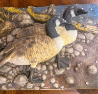 Canadian Geese wall Decoration 13” x 10”