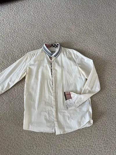 Burberry Brit White Shirt – Men’s Slim Fit – Tagged XL (Fits M), View more