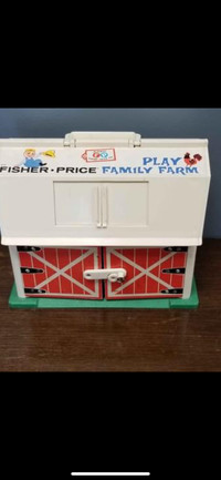 Vintage 1980s Fisher Price Family Playset