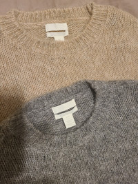 Two new HM winter  sweaters
