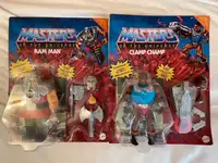 Motu masters of the universe clamp champ ram man retro figures